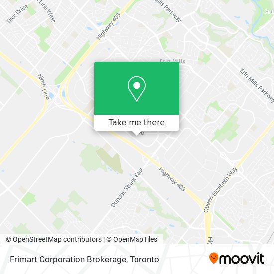 Frimart Corporation Brokerage map