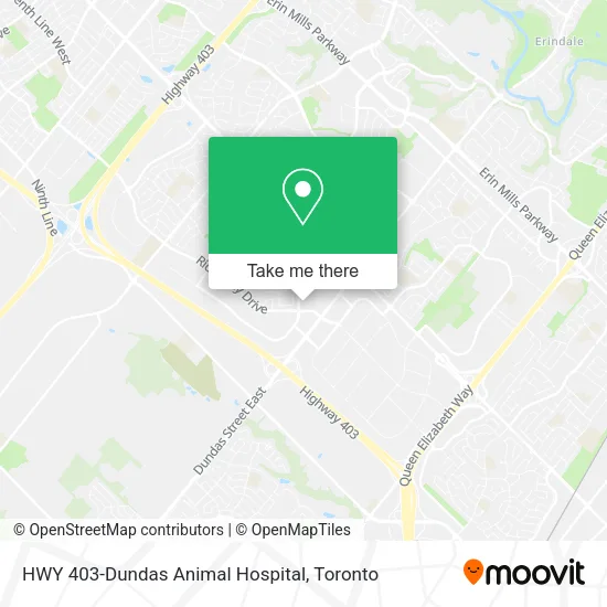 HWY 403-Dundas Animal Hospital map