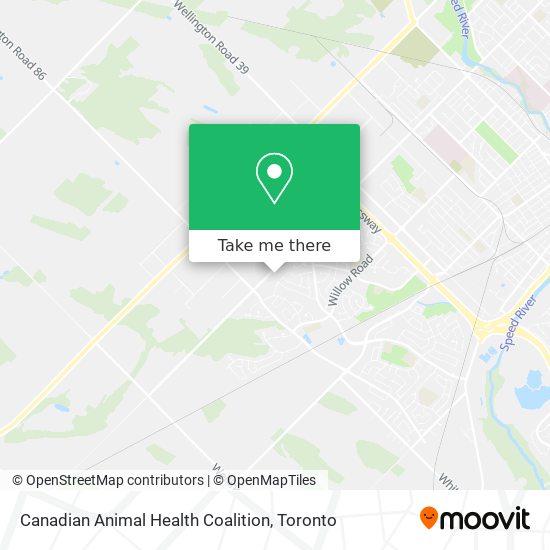 Canadian Animal Health Coalition map