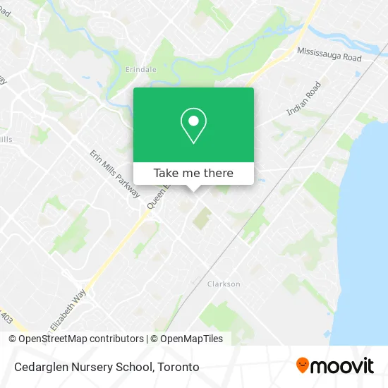 Cedarglen Nursery School map