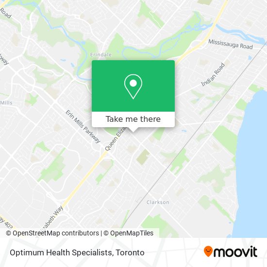 Optimum Health Specialists map