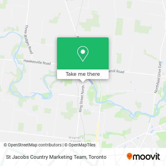 St Jacobs Country Marketing Team map