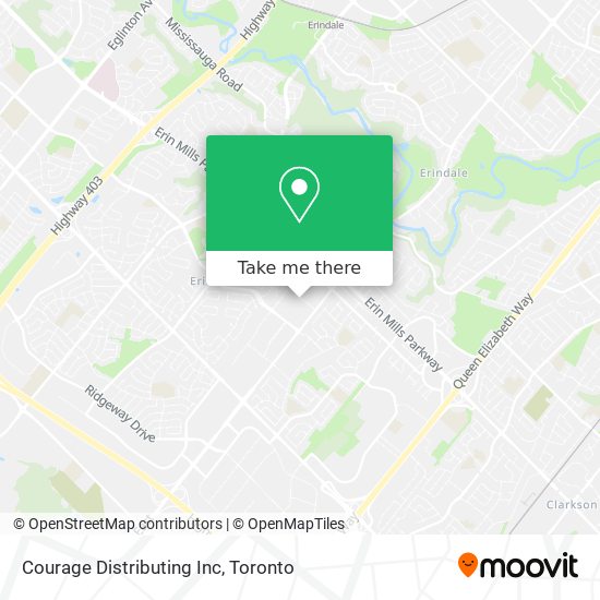 Courage Distributing Inc map