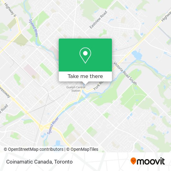 Coinamatic Canada map