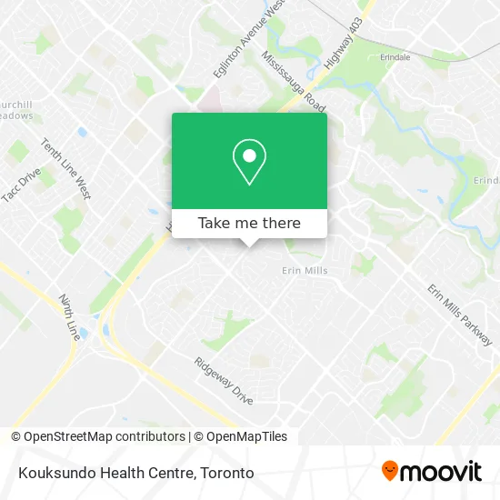 Kouksundo Health Centre map