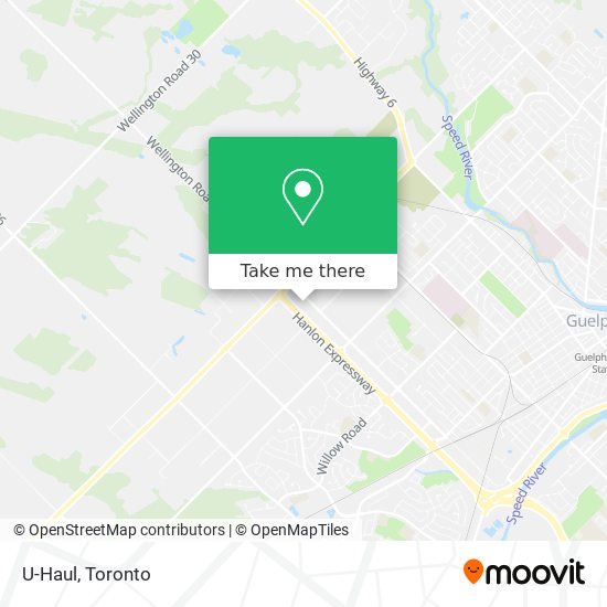 U-Haul map