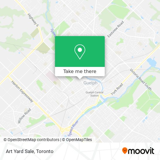 Art Yard Sale map