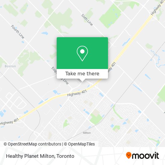 Healthy Planet Milton plan