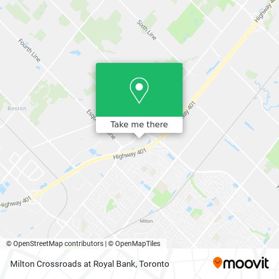 Milton Crossroads at Royal Bank plan