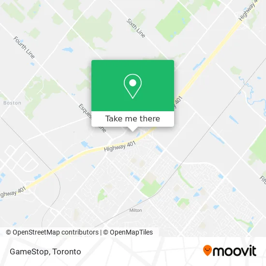 GameStop map