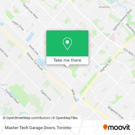 Master-Tech Garage Doors map