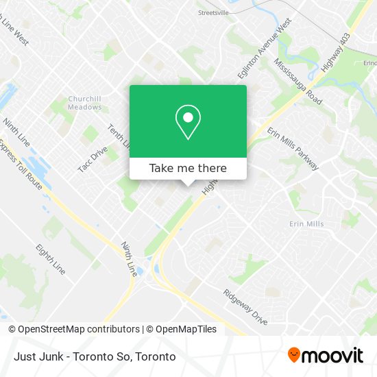 Just Junk - Toronto So map