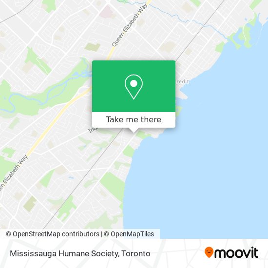 Mississauga Humane Society map