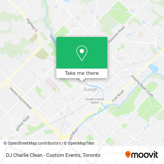 DJ Charlie Clean - Custom Events map