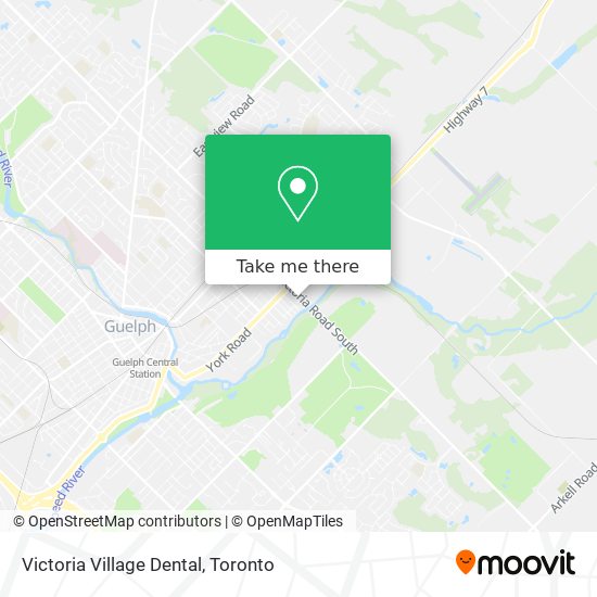Victoria Village Dental map