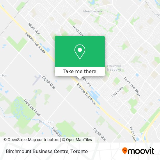 Birchmount Business Centre map