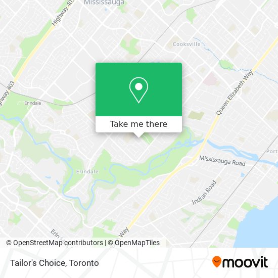 Tailor's Choice map