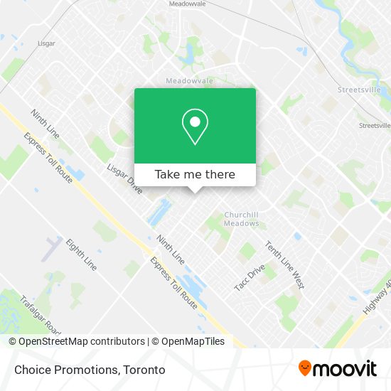 Choice Promotions map