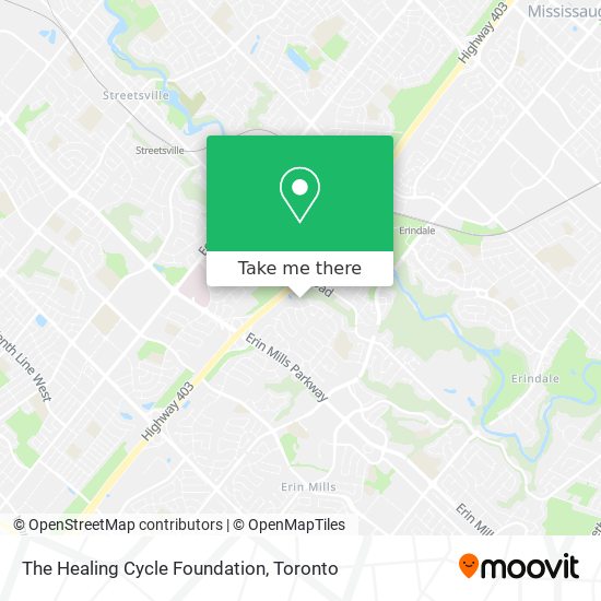 The Healing Cycle Foundation map