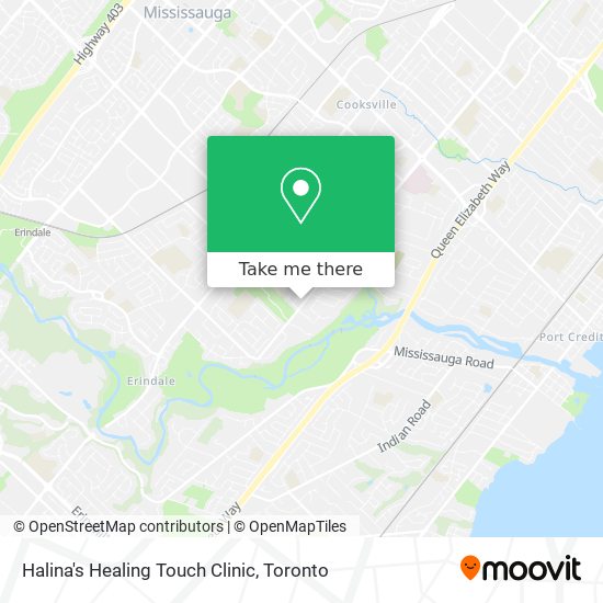 Halina's Healing Touch Clinic map