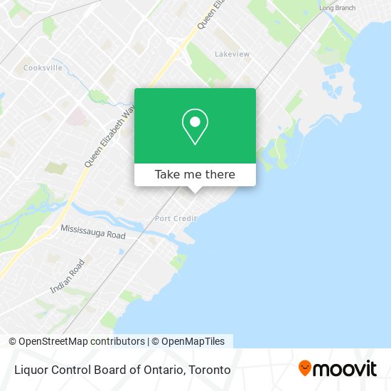 Liquor Control Board of Ontario map