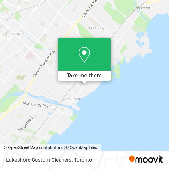 Lakeshore Custom Cleaners map