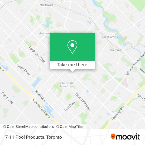 7-11 Pool Products map