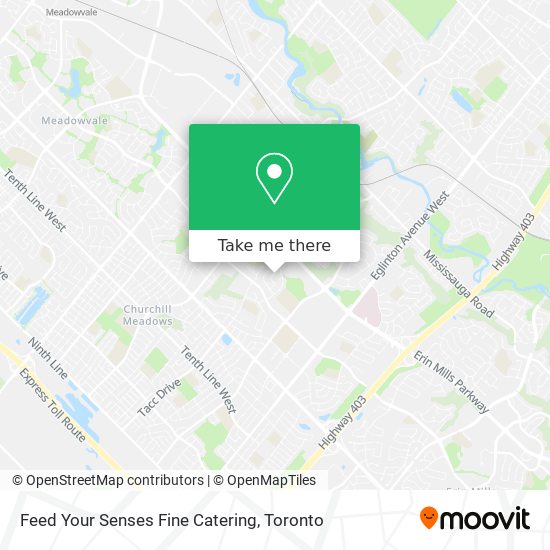 Feed Your Senses Fine Catering map