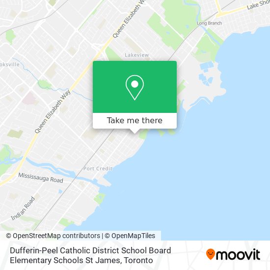 Dufferin-Peel Catholic District School Board Elementary Schools St James map