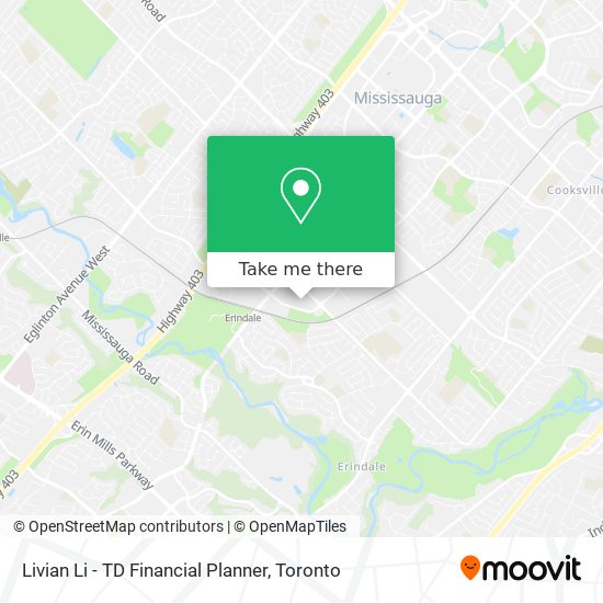 Livian Li - TD Financial Planner map