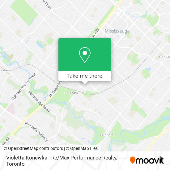 Violetta Konewka - Re / Max Performance Realty map