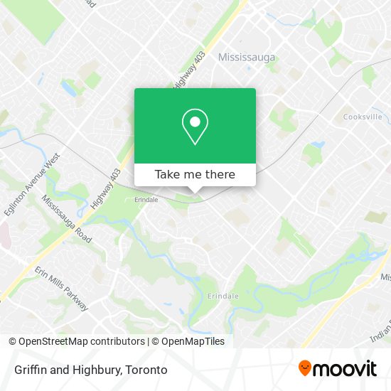 Griffin and Highbury map