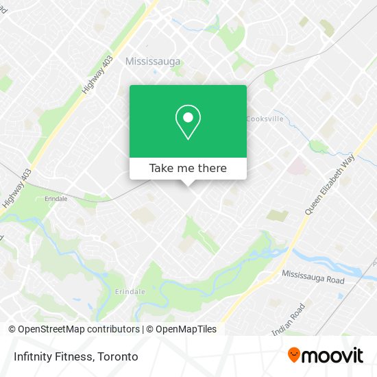 Infitnity Fitness map