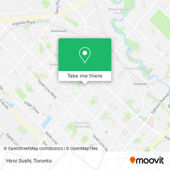 Hiroi Sushi map