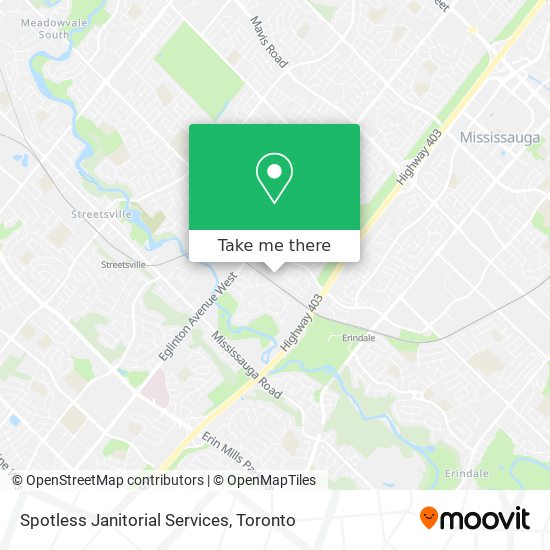 Spotless Janitorial Services map