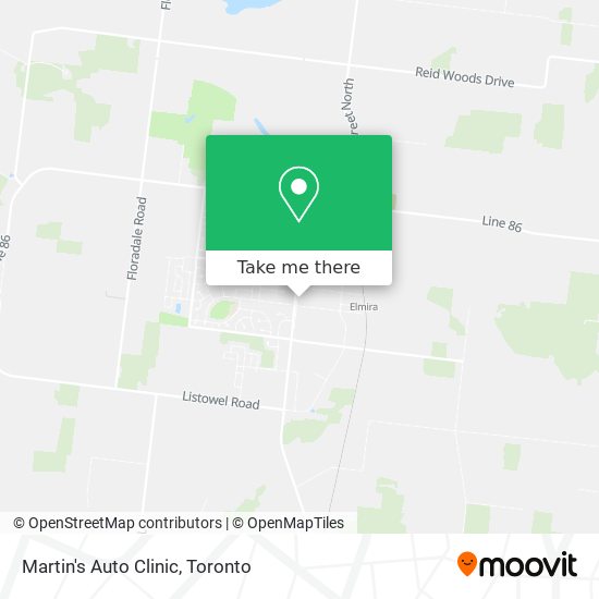 Martin's Auto Clinic map