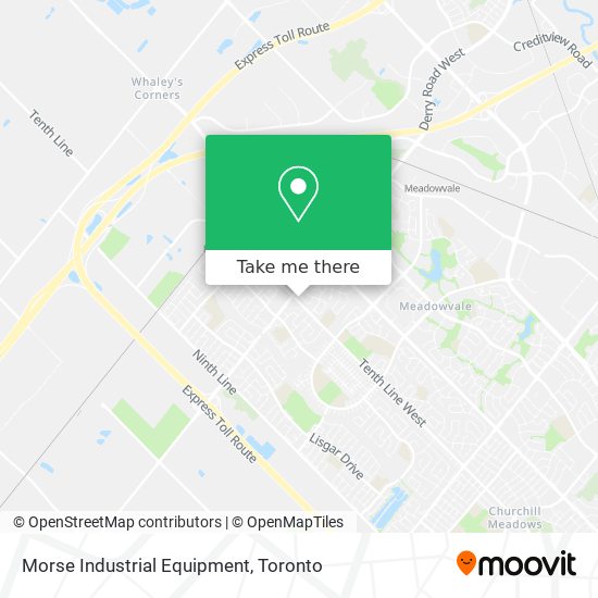 Morse Industrial Equipment map