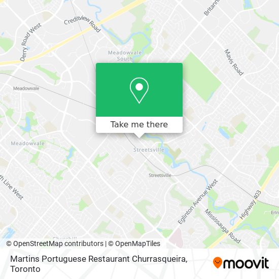 Martins Portuguese Restaurant Churrasqueira map