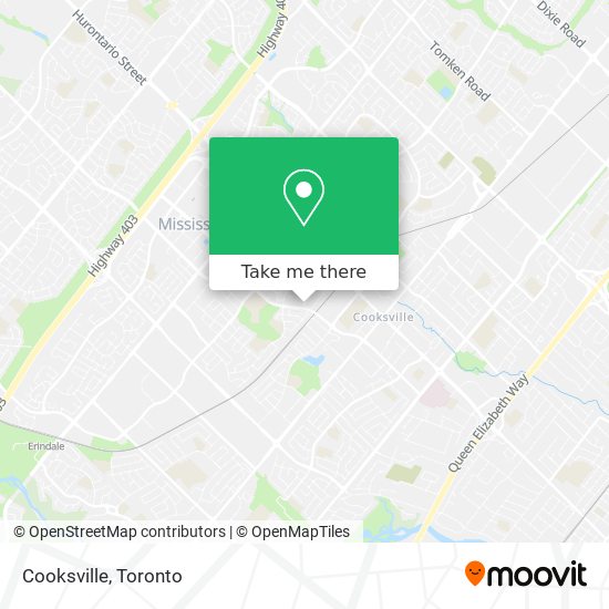 Cooksville map