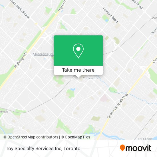Toy Specialty Services Inc map