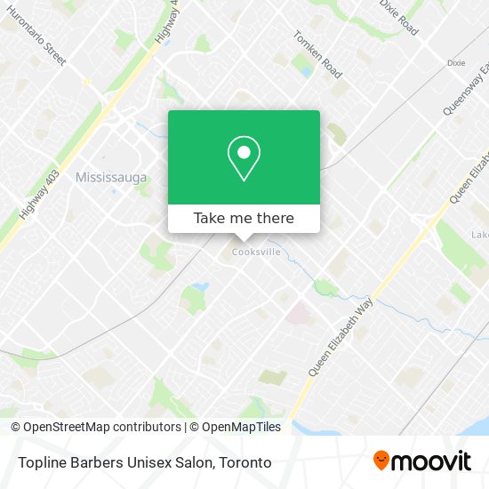 Topline Barbers Unisex Salon map