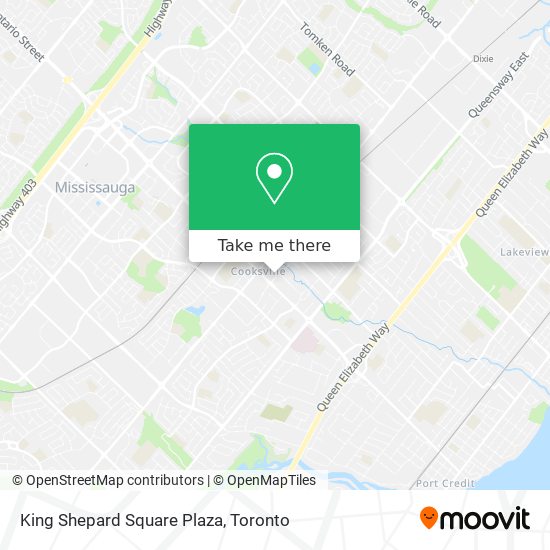 King Shepard Square Plaza map
