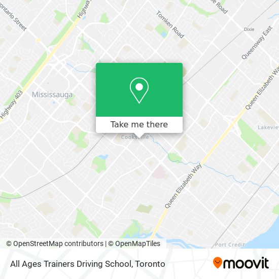 All Ages Trainers Driving School map