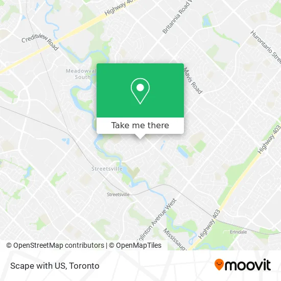 Scape with US map