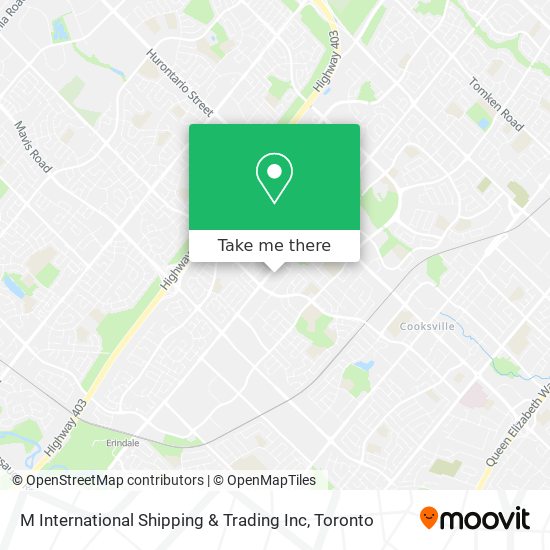 M International Shipping & Trading Inc map