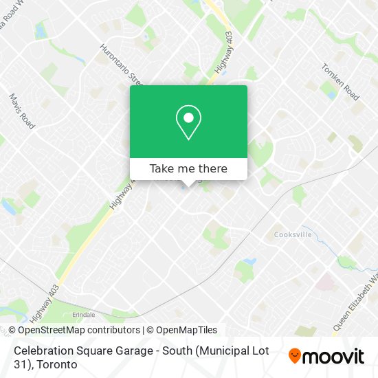 Celebration Square Garage - South (Municipal Lot 31) plan