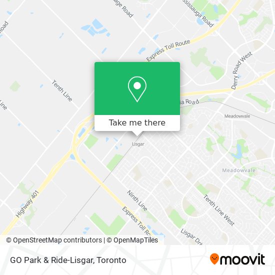 GO Park & Ride-Lisgar plan