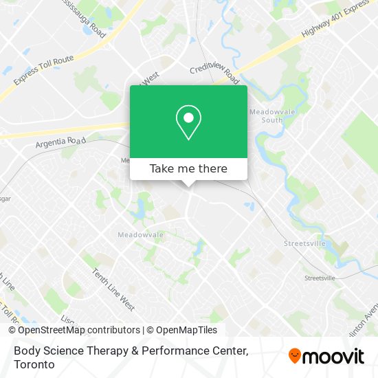Body Science Therapy & Performance Center plan