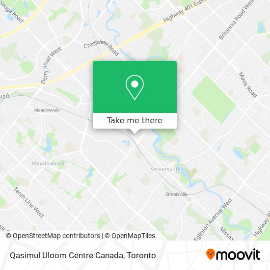 Qasimul Uloom Centre Canada map