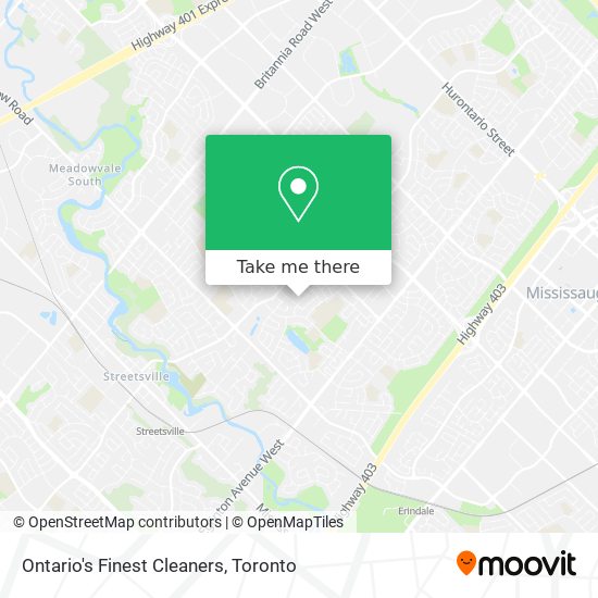 Ontario's Finest Cleaners plan